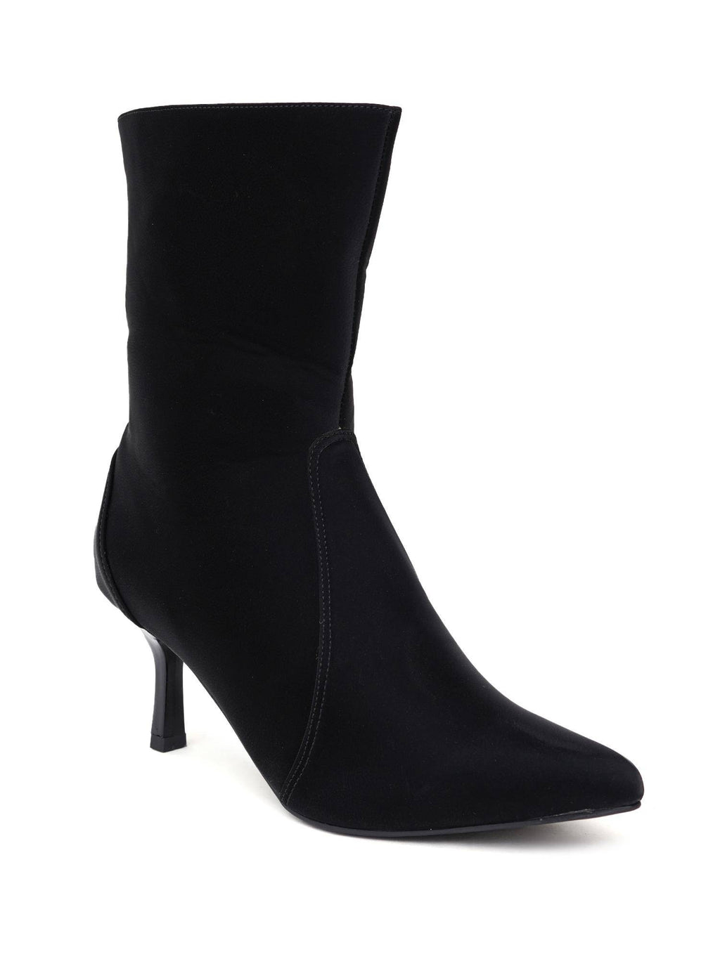 Women Black Solid Casual Boots | BT61 - view 2