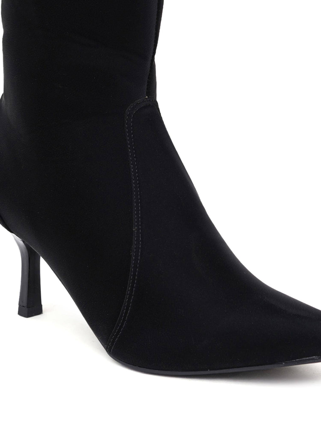 Women Black Solid Casual Boots | BT61 - view 6