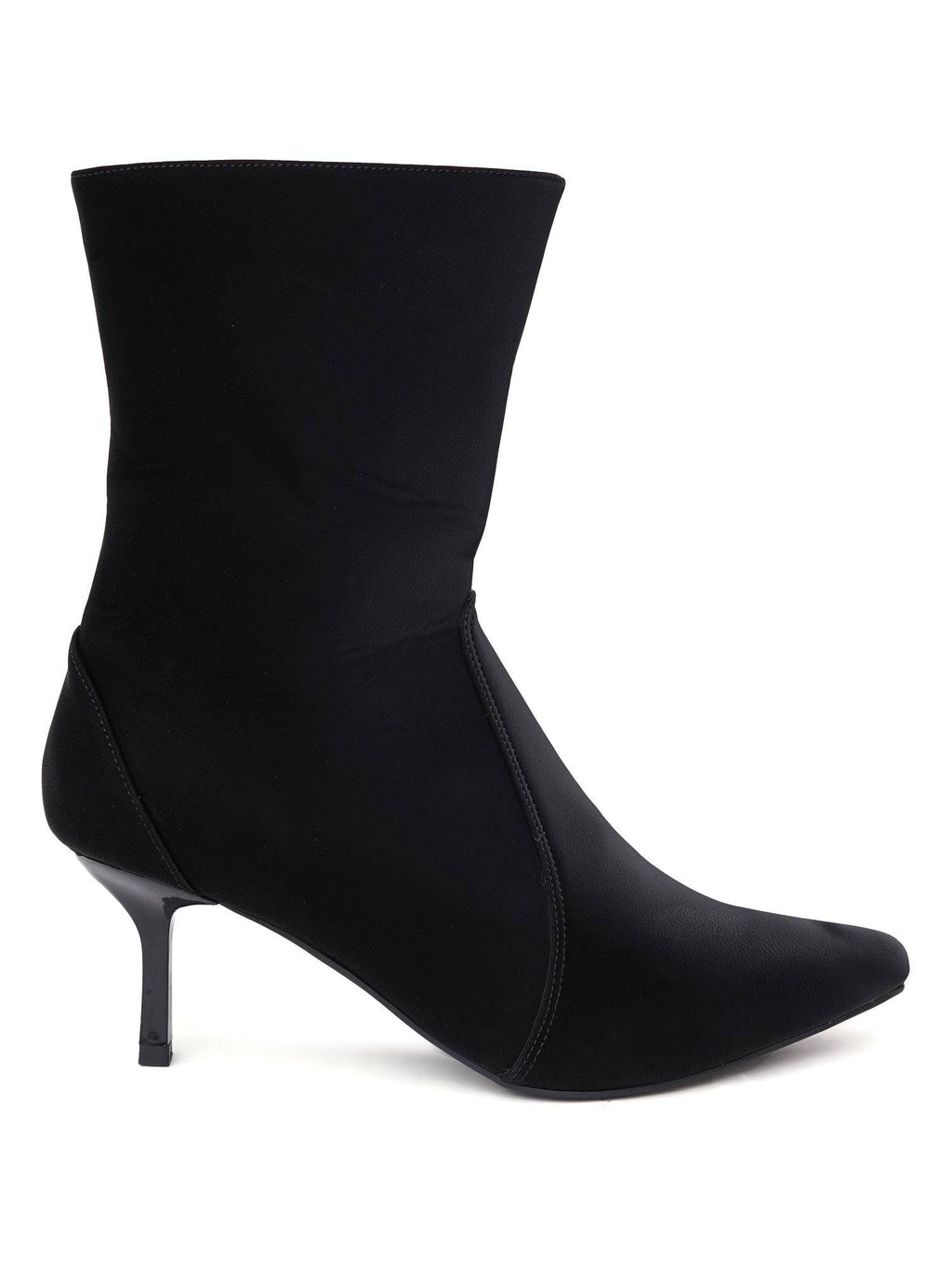 Women Black Solid Casual Boots | BT61 - view 8