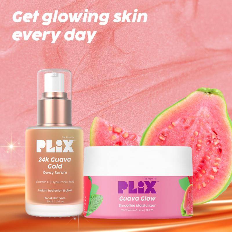 Guava Glowy Kit With 24K Gold Dewy Serum & SPF 20 Moisturizer | PL1 - view 2