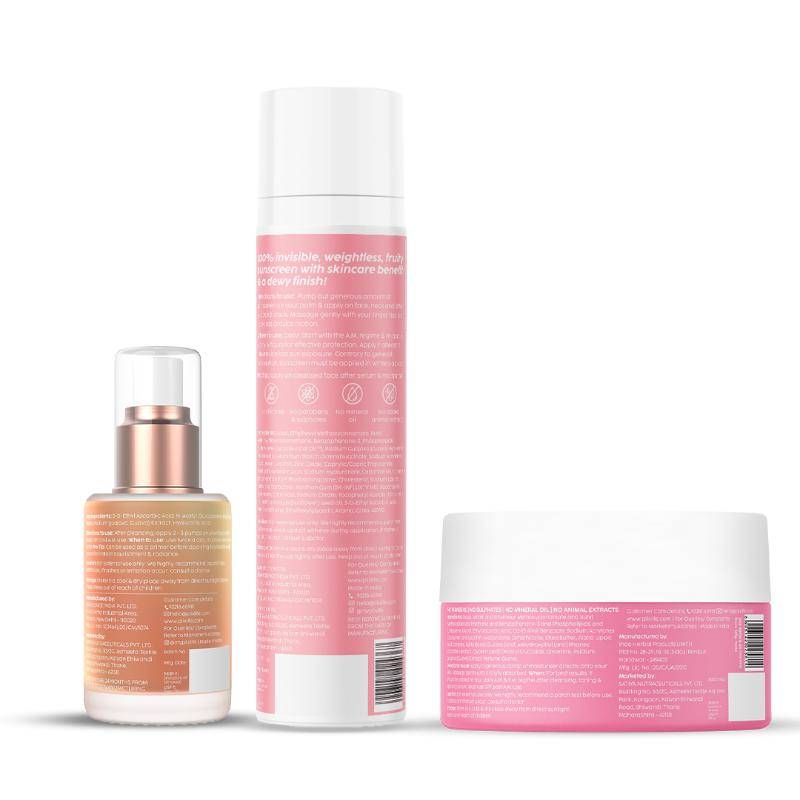 Guava Glowy Kit With 24K Gold Dewy Serum, SPF 50+ Sunscreen & Moisturizer | PL1 - view 2