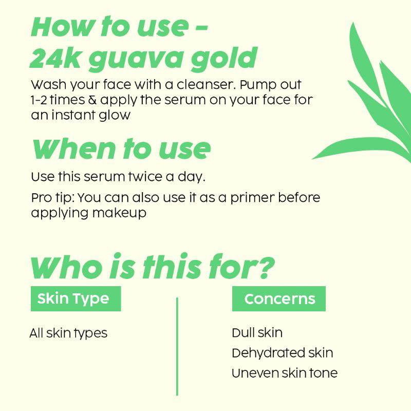 Guava Glowy Kit With 24K Gold Dewy Serum, SPF 50+ Sunscreen & Moisturizer | PL1 - view 4