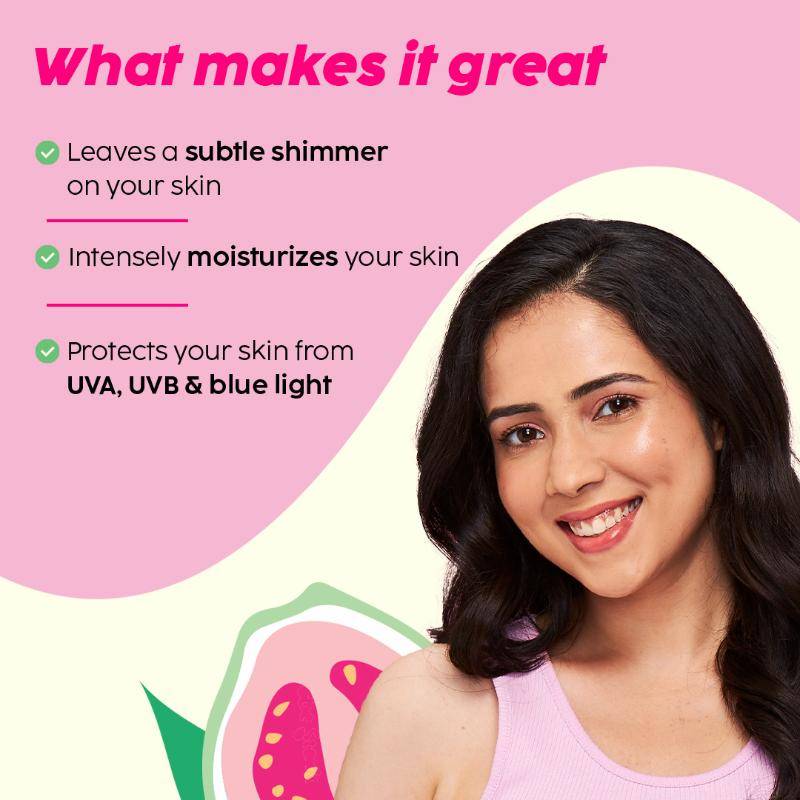 Guava Glowy Kit With 24K Gold Dewy Serum, SPF 50+ Sunscreen & Moisturizer | PL1 - view 12