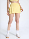 Grey Cotton High Waist Skort - view 16