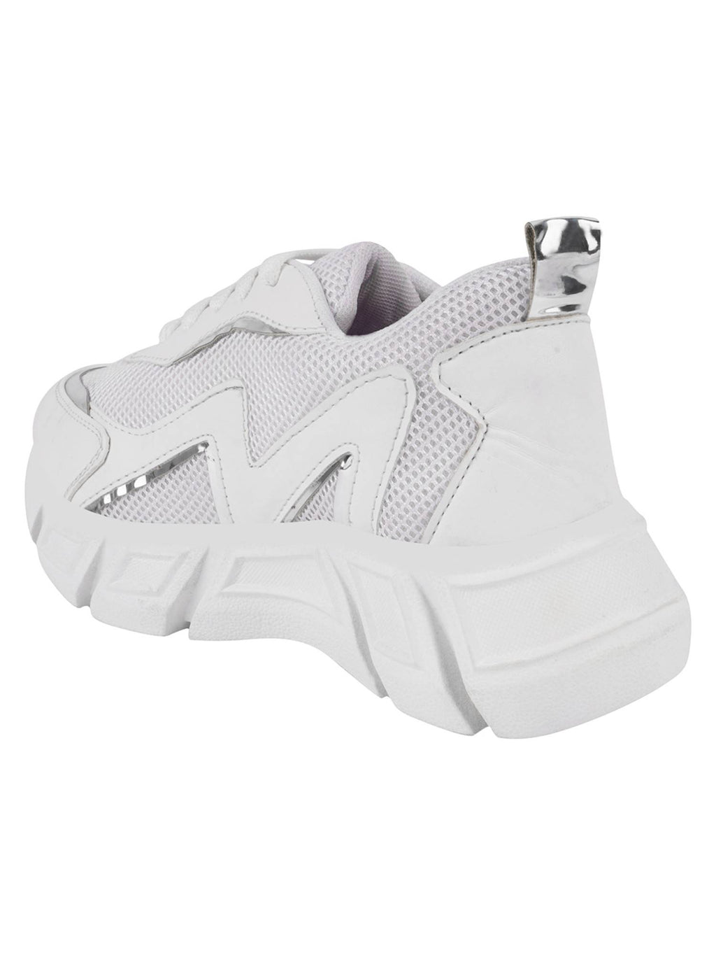 Women White Running Non-Marking Shoes | SH9 - view 4