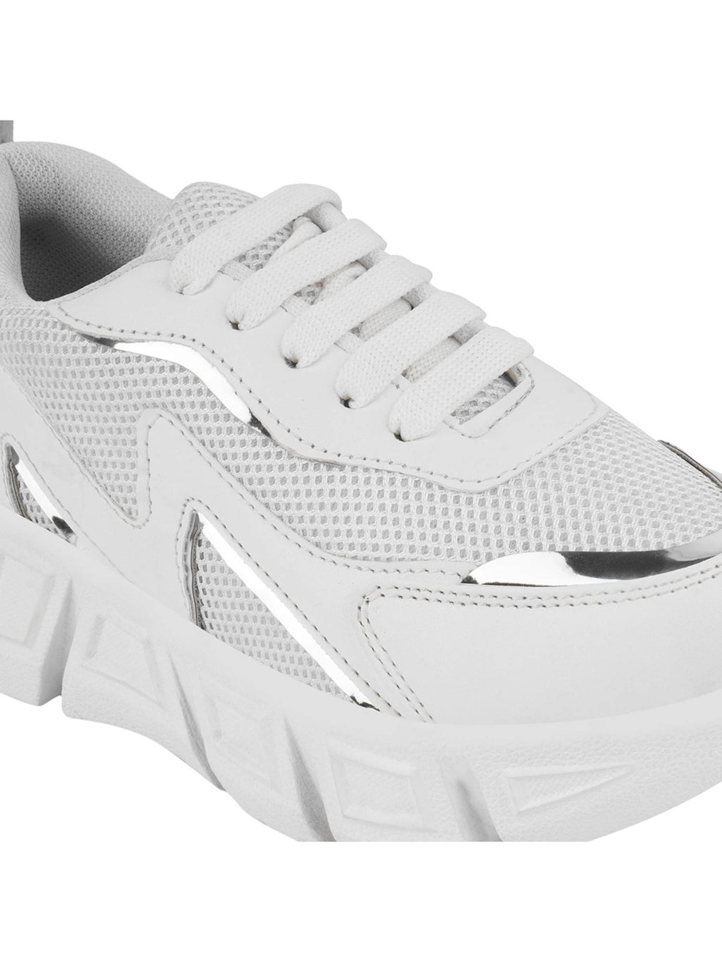 Women White Running Non-Marking Shoes | SH9 - view 6