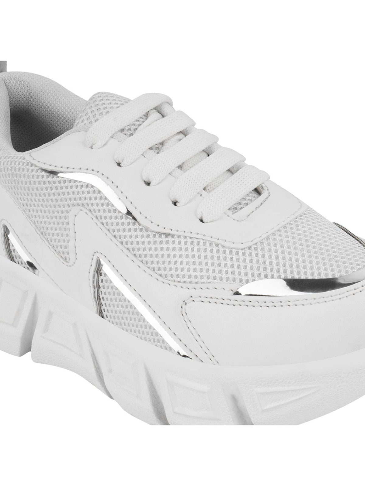 Women White Running Non-Marking Shoes | SH9 - view 6