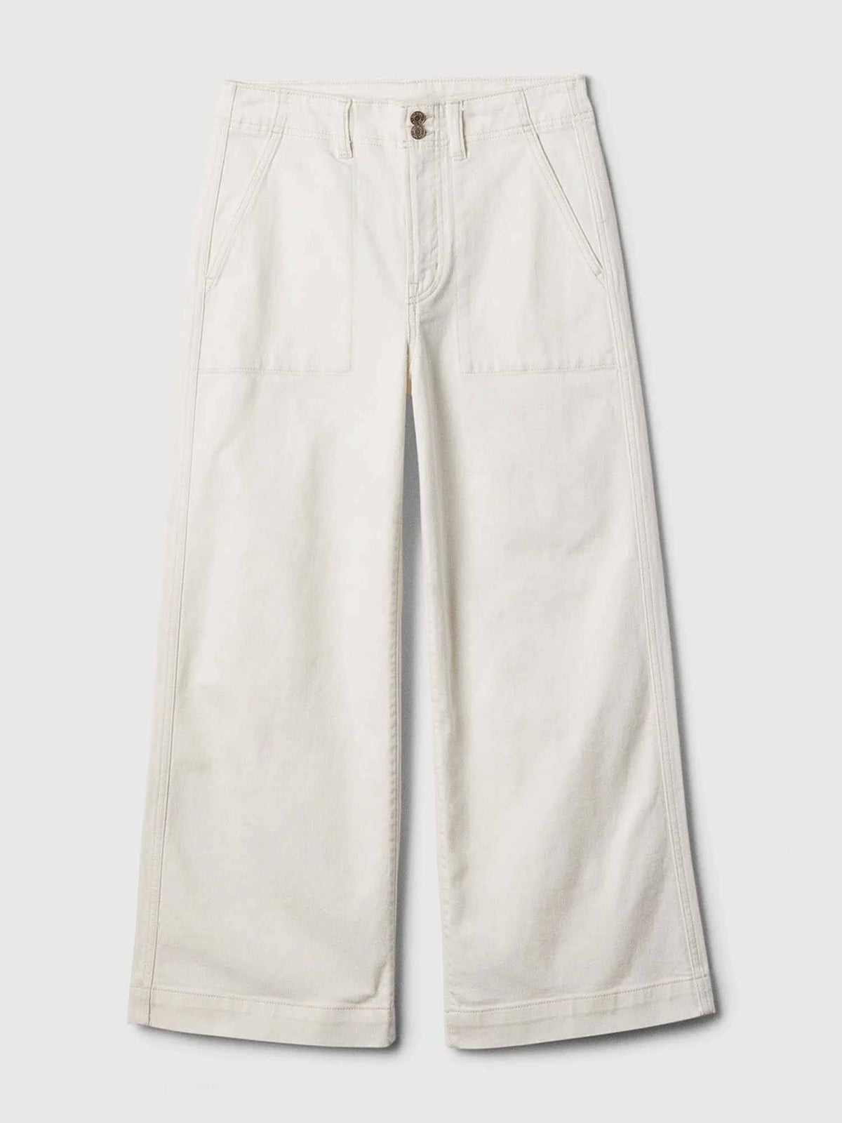 White Wide Jeans | RF89 - view 4