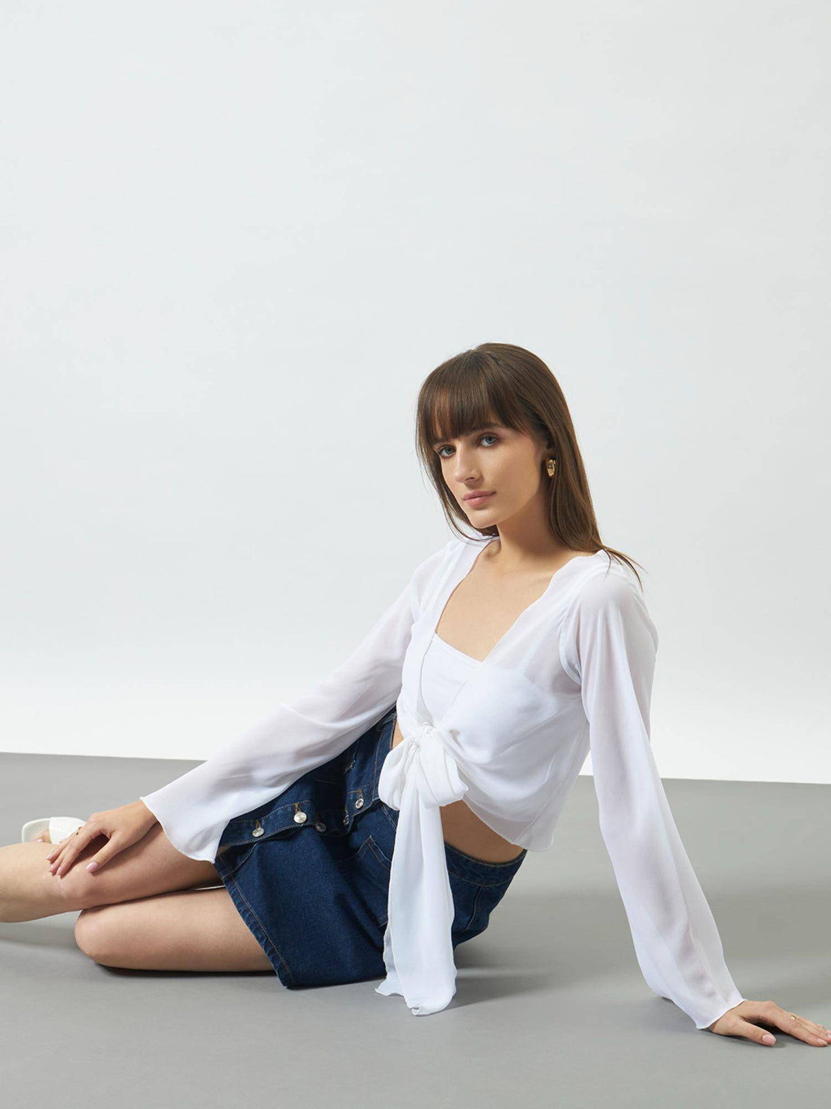 Front Tie-Up Shrug | JC78 - view 5