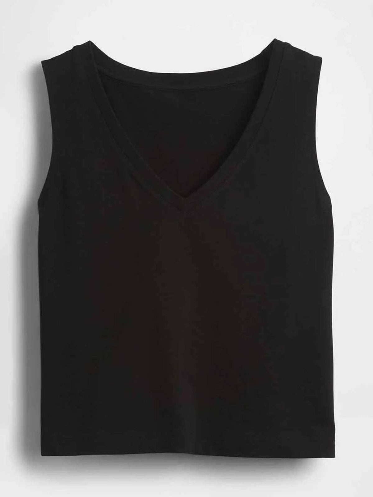 Black Women V-Neck Sleeveless Tank Top | TT98 - view 3
