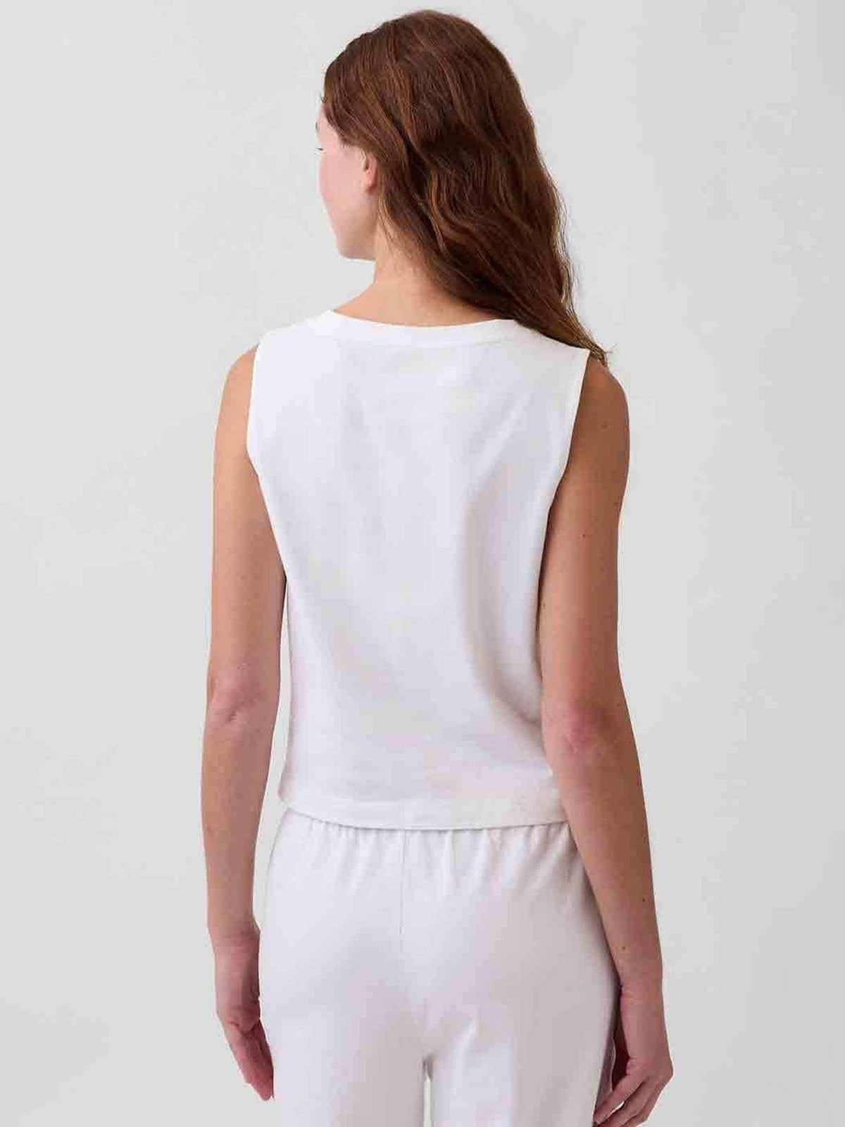 Black Women V-Neck Sleeveless Tank Top | TT98 - view 6