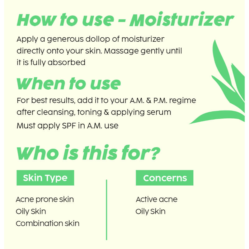 2% Acne Buster Moisturizer & 10% Niacinamide Serum Combo For Oily Skin, Helps Reduce Pimples | PL1 - view 5