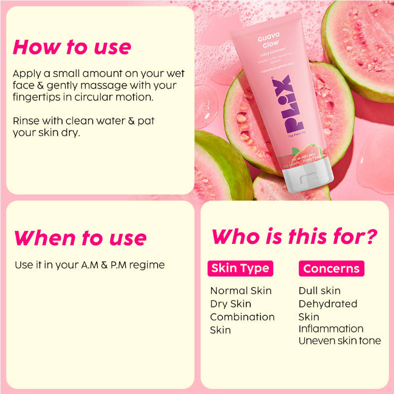 Guava Glow Regime With Cleanser, 10% Vitamin C Serum & Moisturizer | PL1 - view 2