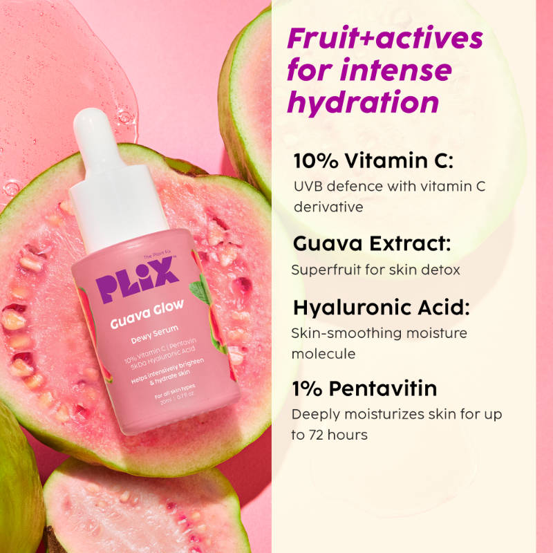 Guava Even Tone Kit With Cleanser, Under Eye Gel, SPF 50+ Sunscreen & 10% Vitamin C Serum | PL1 - view 9