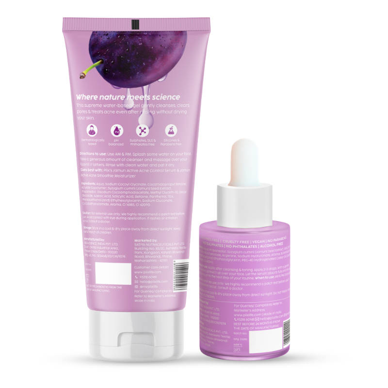 Jamun Face Wash & Active Acne Serum Combo | PL1 - view 2