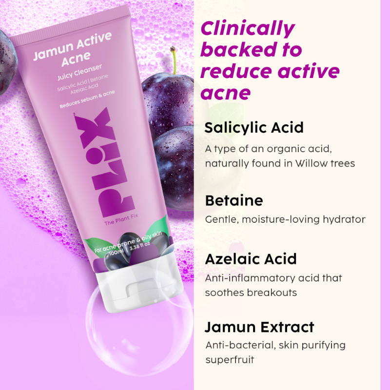 Jamun Face Wash & Active Acne Serum Combo | PL1 - view 5