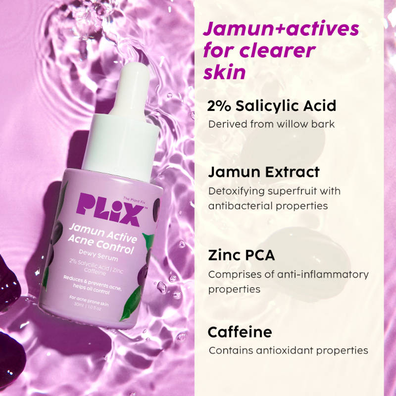 Jamun Active Acne Regime With Cleanser & Toner To Unclog Pores & Reduce Acne | PL1 - view 3