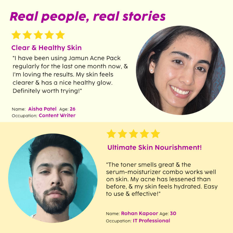 Jamun Active Acne Regime With Cleanser & Toner To Unclog Pores & Reduce Acne | PL1 - view 8