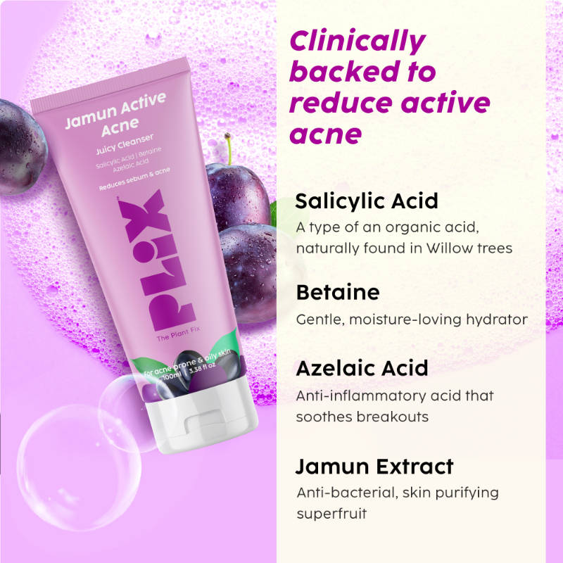 Jamun Skincare Combo With Cleanser, Toner, Serum, Moisturizer & Spot Corrector For Women & Men | PL1 - view 18