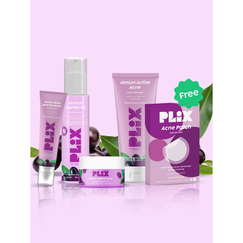 Jamun Active Acne Kit (Toner, Serum, Facewash, Moisturizer, Gel & FREE Acne Patch) | PL1 - view 9