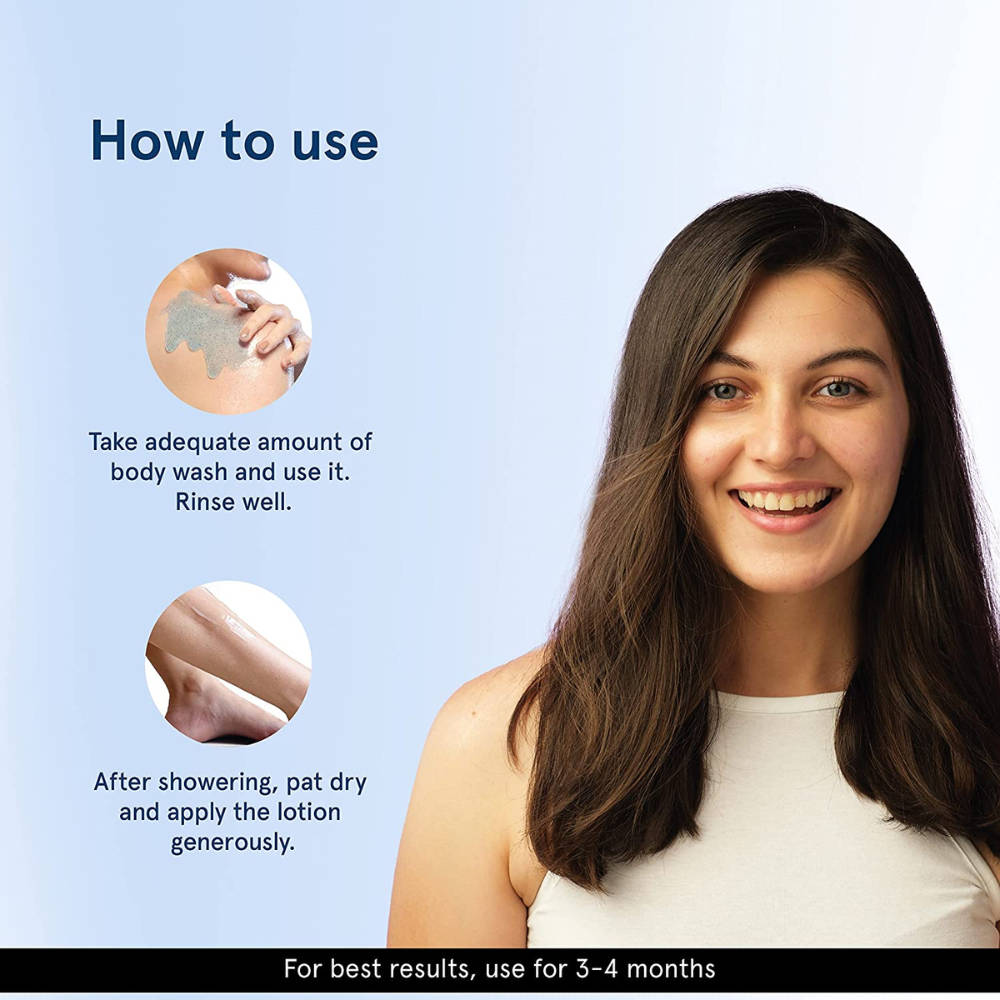 Back Acne Kit - 1% Salicylic Acid Body Wash & 10% Niacinamide Body Lotion- For Soft Skin | BWS9 - view 4