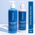1% Salicylic Acid Body Wash + 10% Niacinamide Body Lotion - Improves Skin Texture | BWS9 - view 1