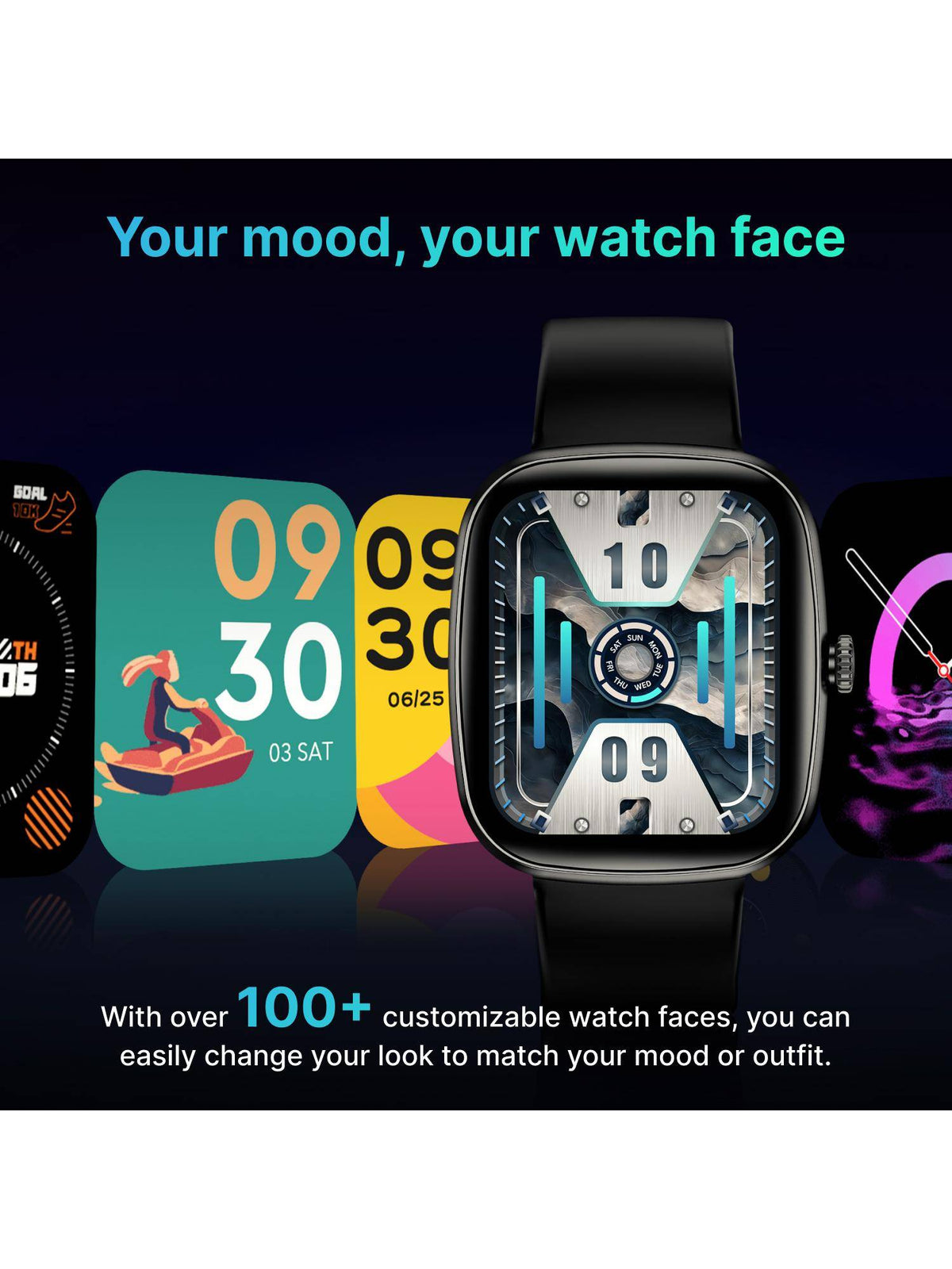 iConnect Calling Ace 1.83"(4.64 cm) Display & BT Calling Smartwatch Unisex TWIXW1100T | W92 - view 5