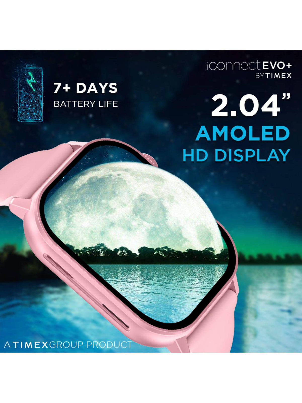 iConnect Calling Full Touch 2.04"(5.18 cm) Smart Watch with Calling Smartwatch TWIXW402T | W92 - view 3