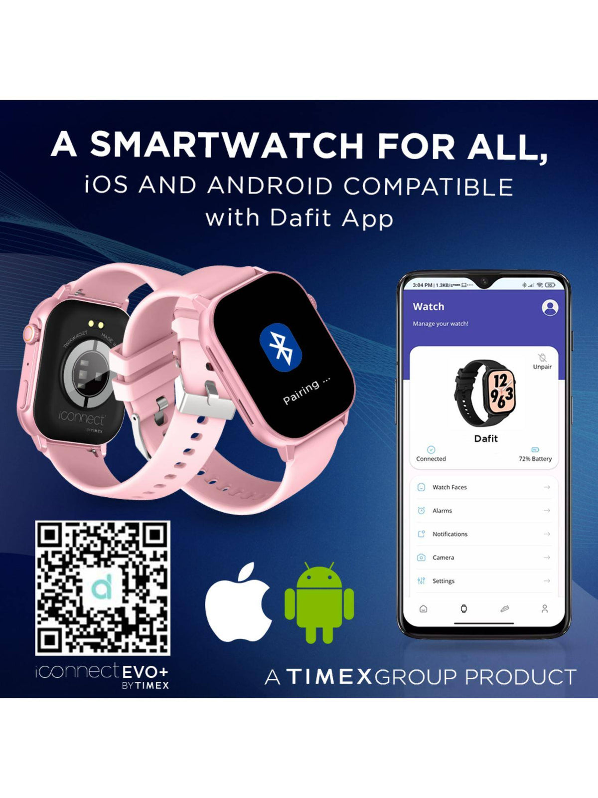 iConnect Calling Full Touch 2.04"(5.18 cm) Smart Watch with Calling Smartwatch TWIXW402T | W92 - view 4