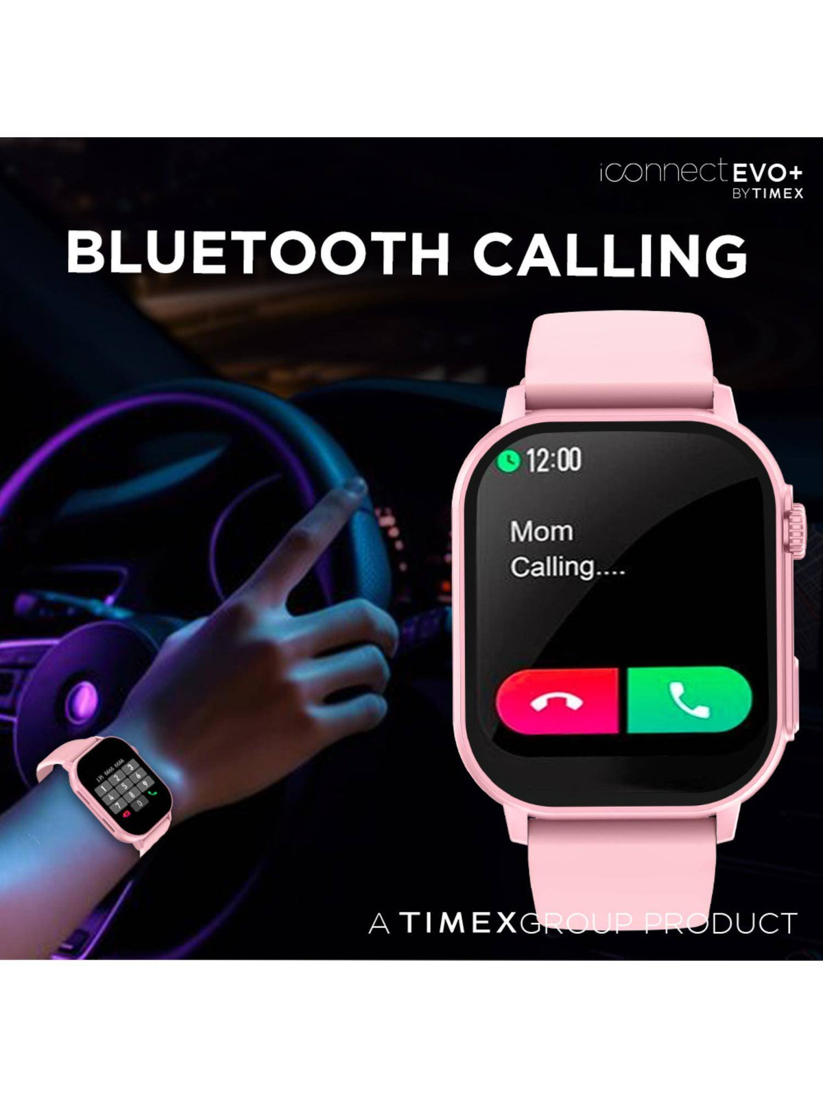iConnect Calling Full Touch 2.04"(5.18 cm) Smart Watch with Calling Smartwatch TWIXW402T | W92 - view 5