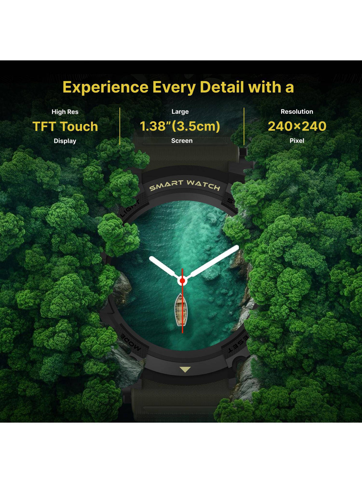 iConnect Go 1.38"(3.50 cm) Display & BT Calling Smartwatch For Unisex TWIXW801T | W92 - view 3