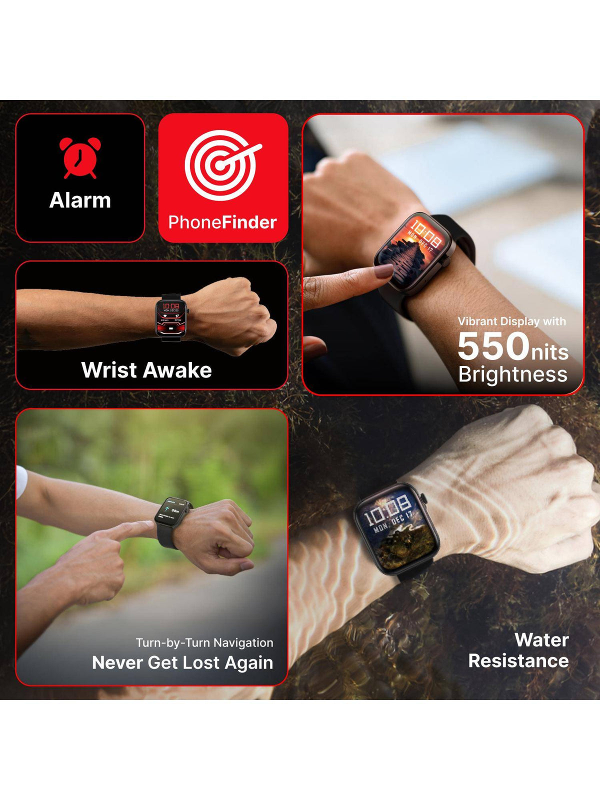 iConnect Navigator 1.83"(4.6cm) Display & BT Calling Smartwatch For Unisex TWIXW900T | W92 - view 3