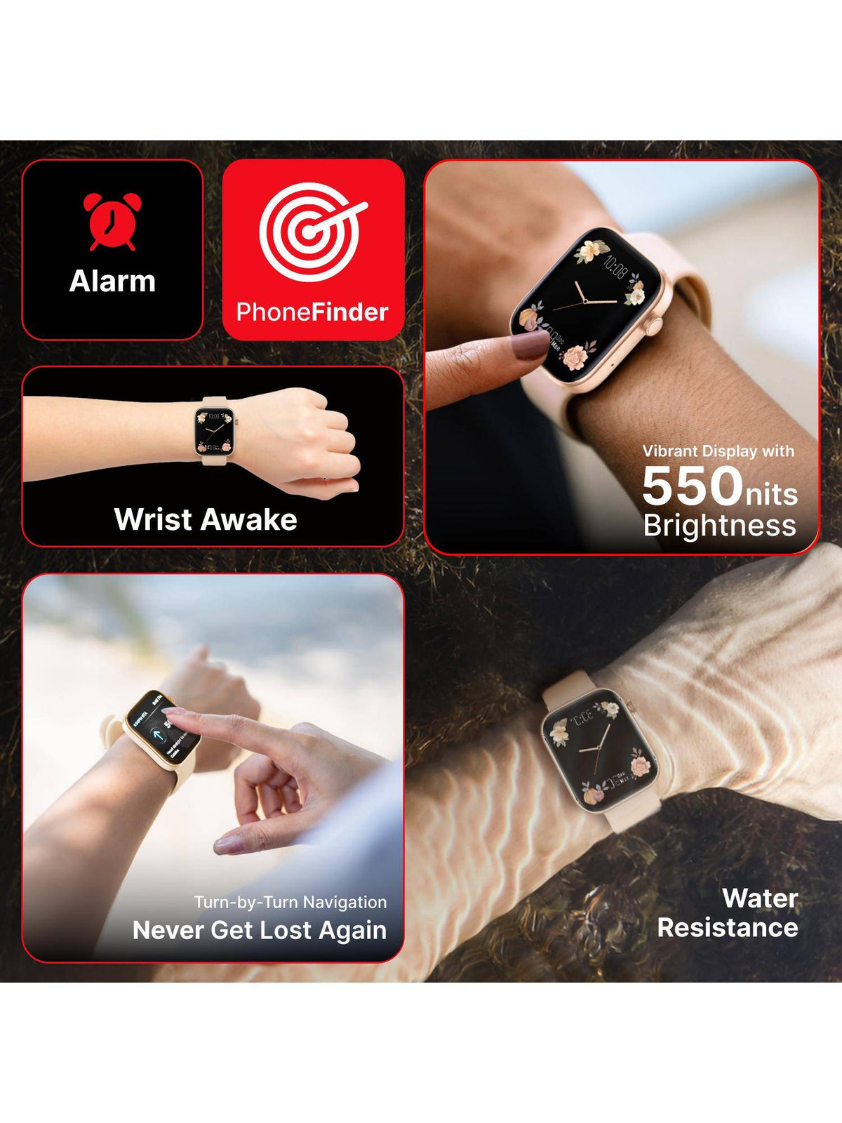 iConnect Navigator 1.83"(4.6cm) Display & BT Calling Smartwatch For Unisex TWIXW903T | W92 - view 3