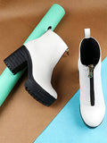 Women Solid Black Boots | BT61 - view 6