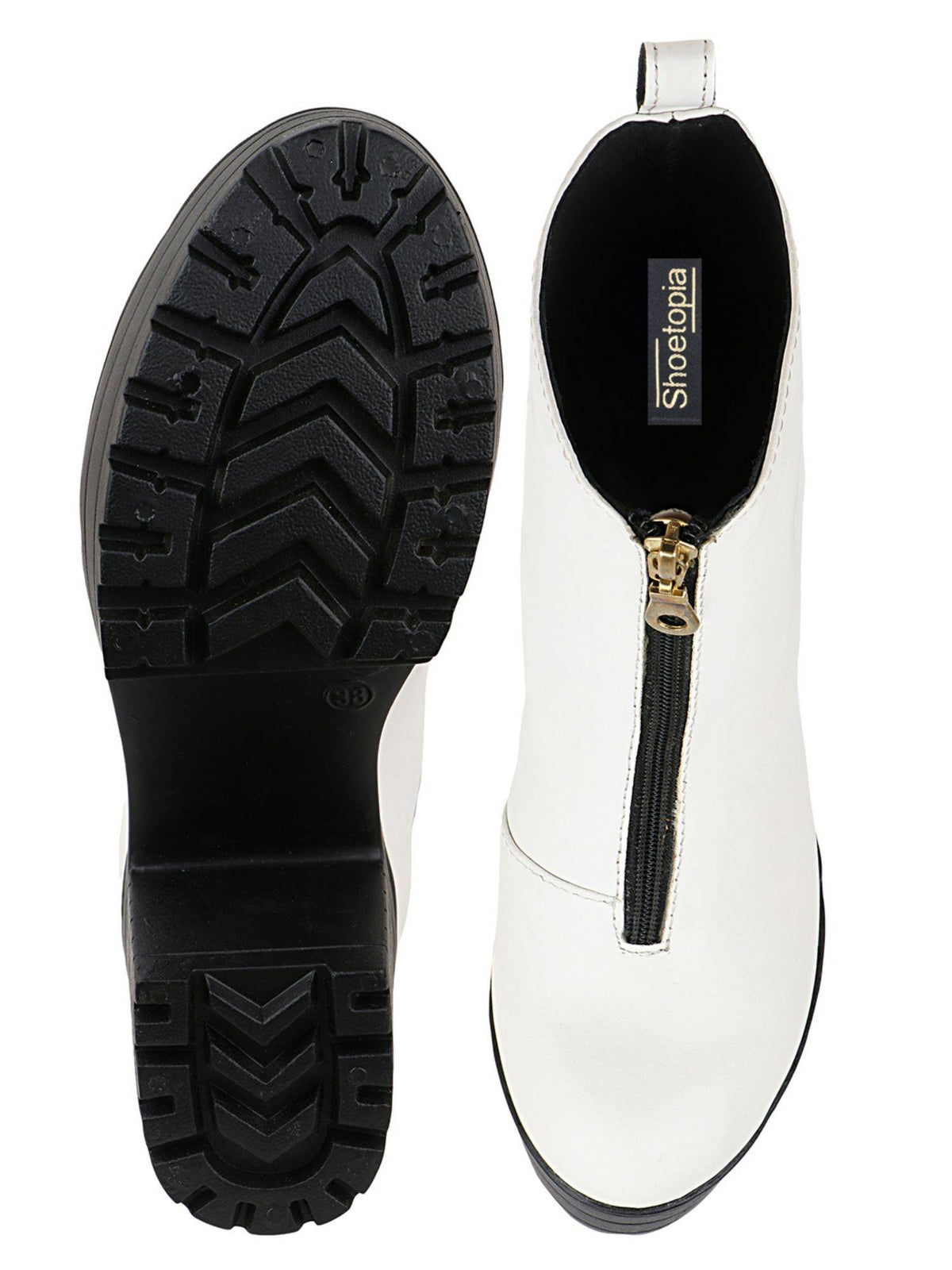 Women Solid Black Boots | BT61 - view 10