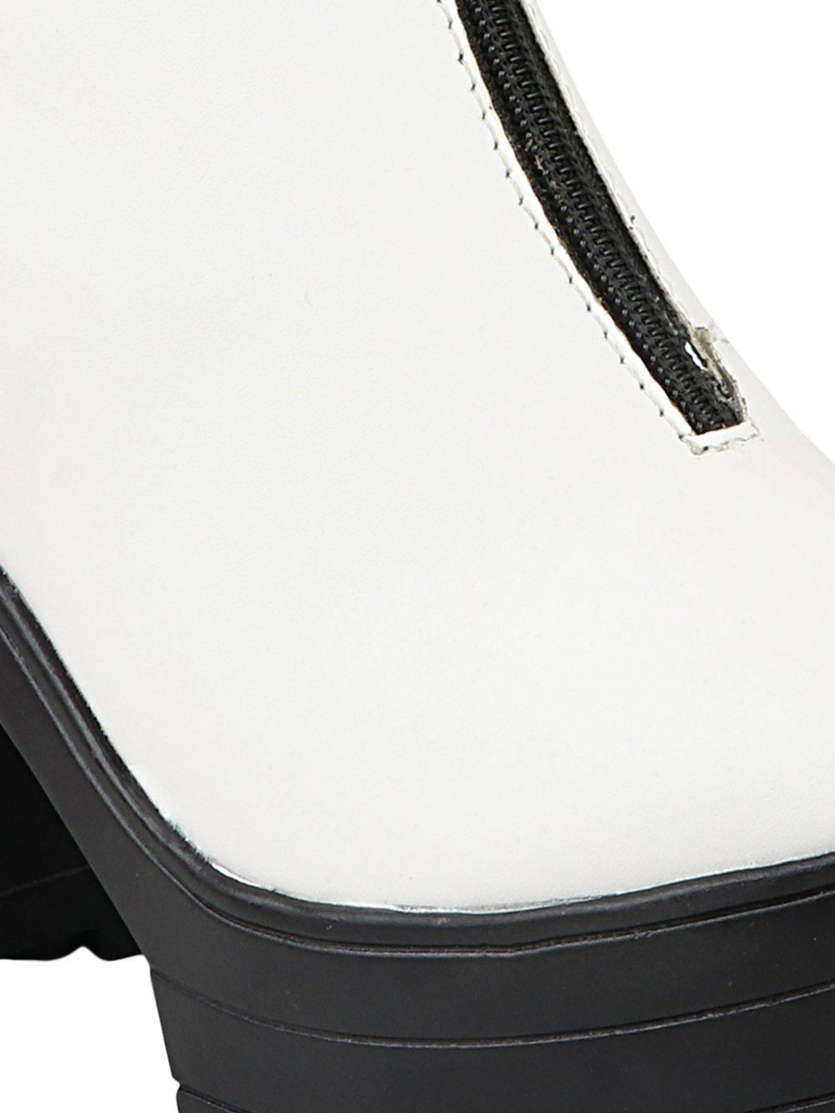 Women Solid Black Boots | BT61 - view 11