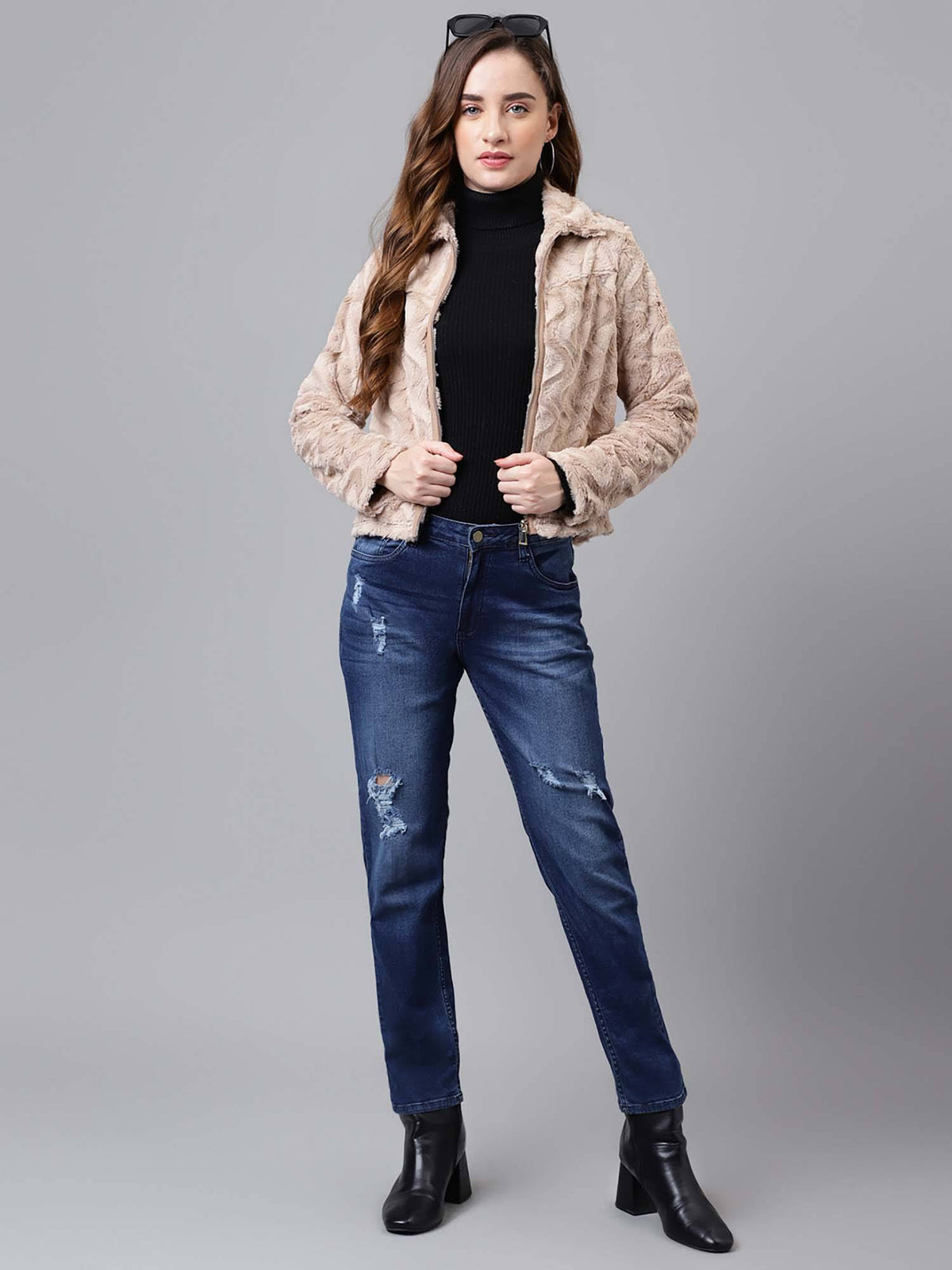 Women Olive Casual Solid Jacket | JC78 - view 10