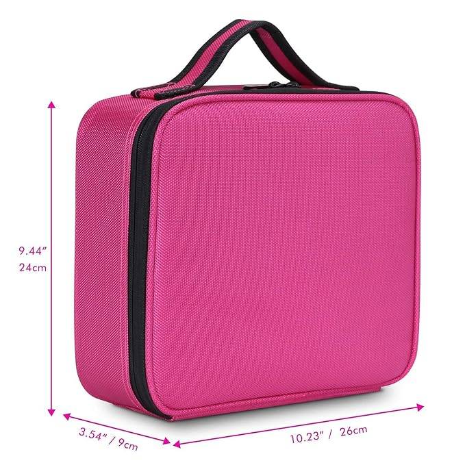 Makeup Cosmetics Storage case with adjustable compartment - Multicolor | C83 - view 4