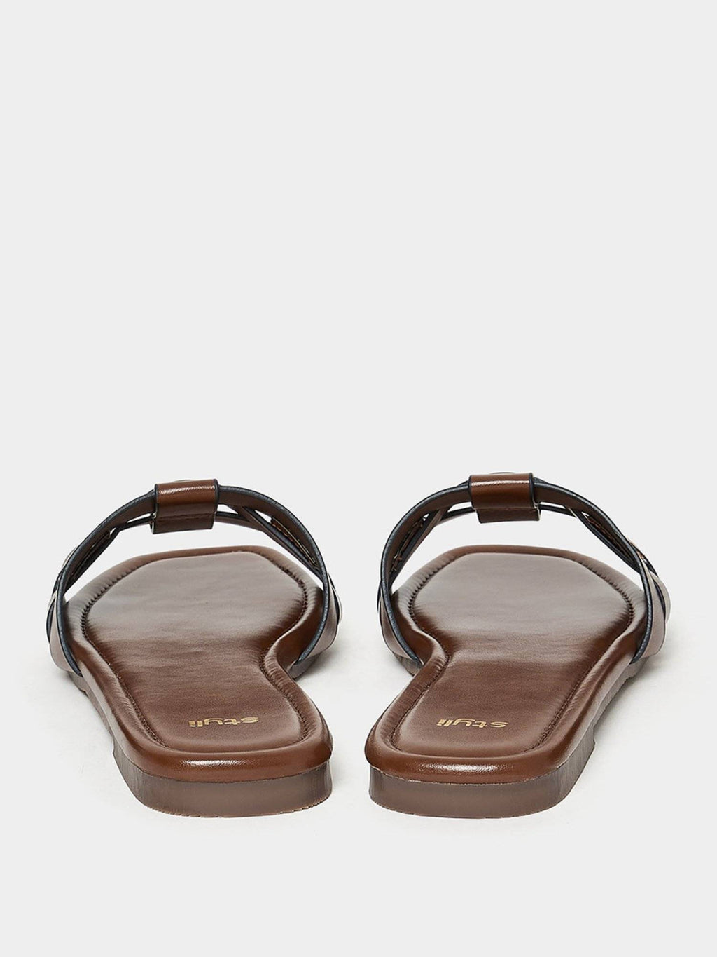 Tailored Band Interlocked Flat Sandal | F61 - view 4