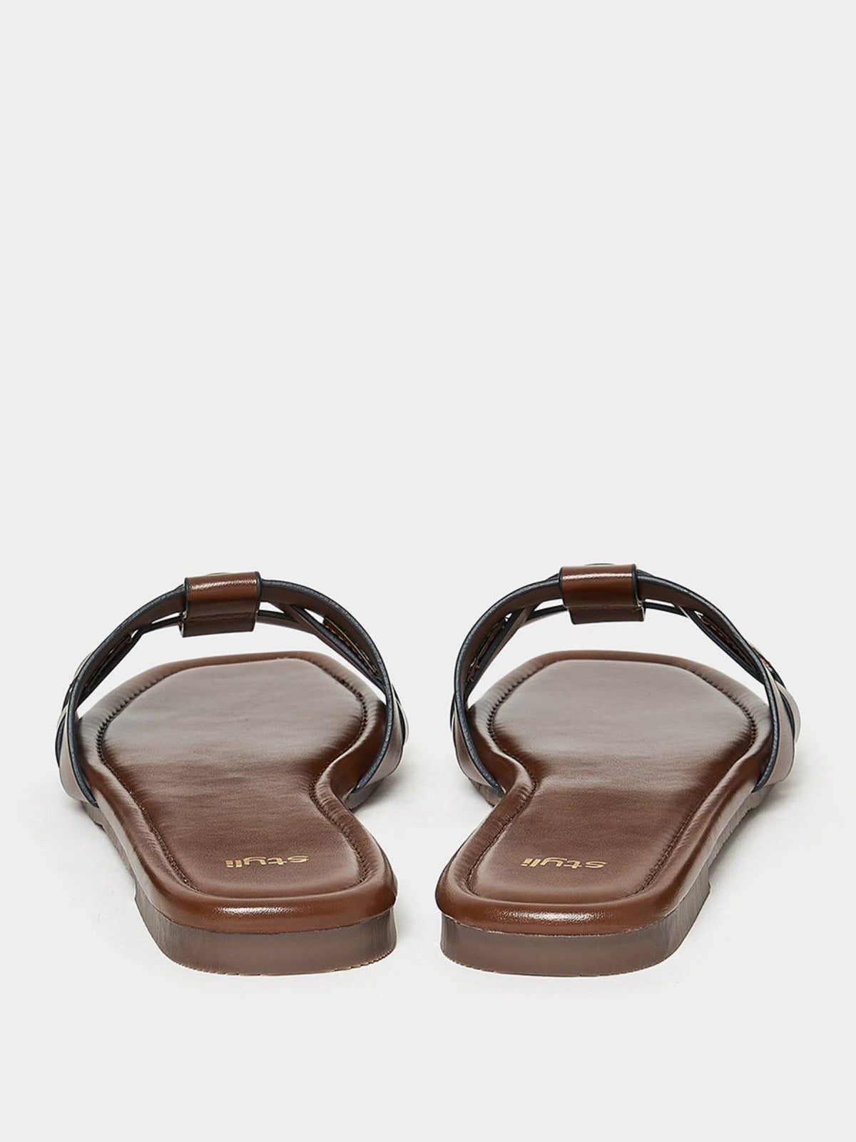 Tailored Band Interlocked Flat Sandal | F61 - view 4
