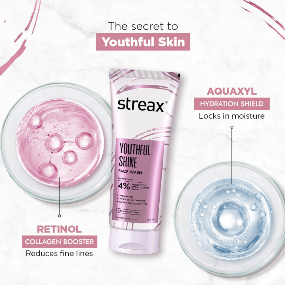 Skin Youthful Shine Face Wash Cleanser For Reduction In Fine Lines & Wrinkles | H02 - view 3