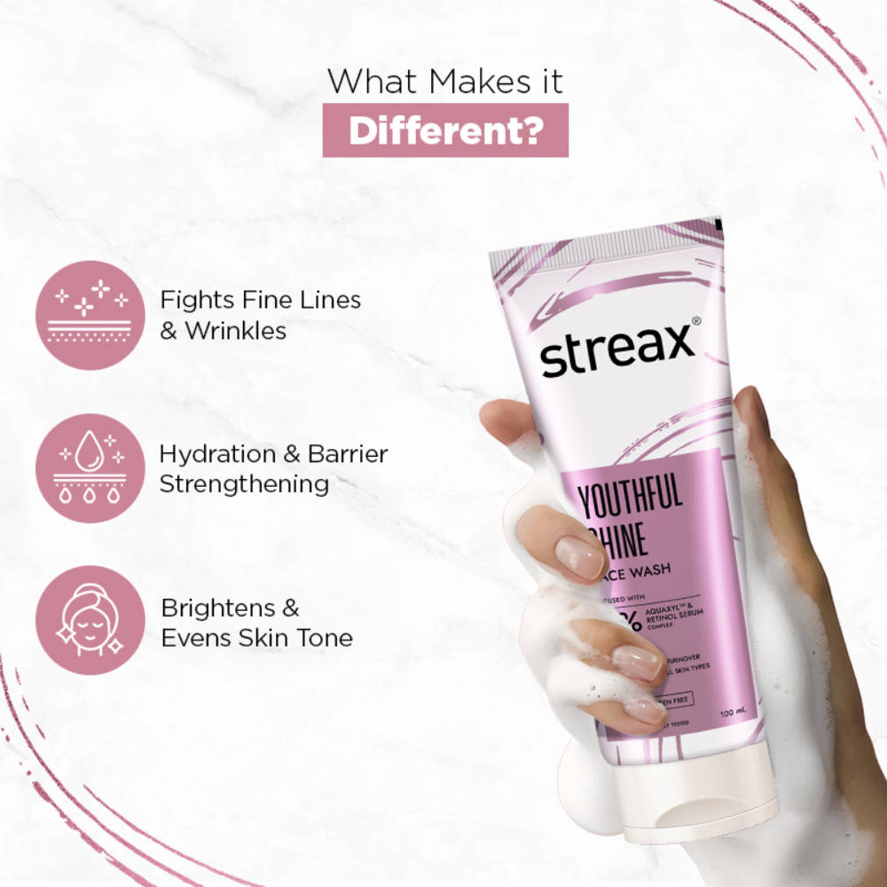 Skin Youthful Shine Face Wash Cleanser For Reduction In Fine Lines & Wrinkles | H02 - view 4