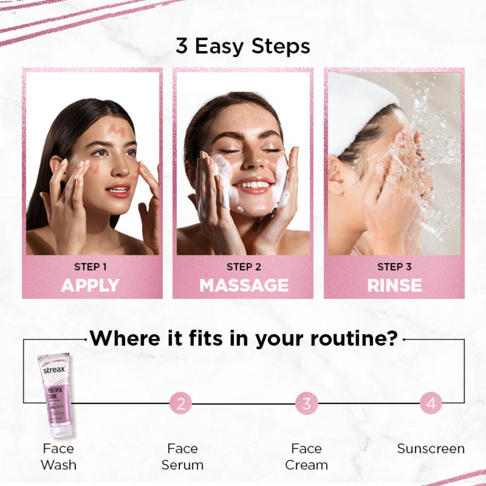 Skin Youthful Shine Face Wash Cleanser For Reduction In Fine Lines & Wrinkles | H02 - view 6