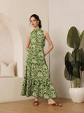 Rust High Neck Dress | D56 - view 6