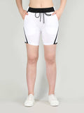 Solid Grey Activewear Shorts for Women - view 19