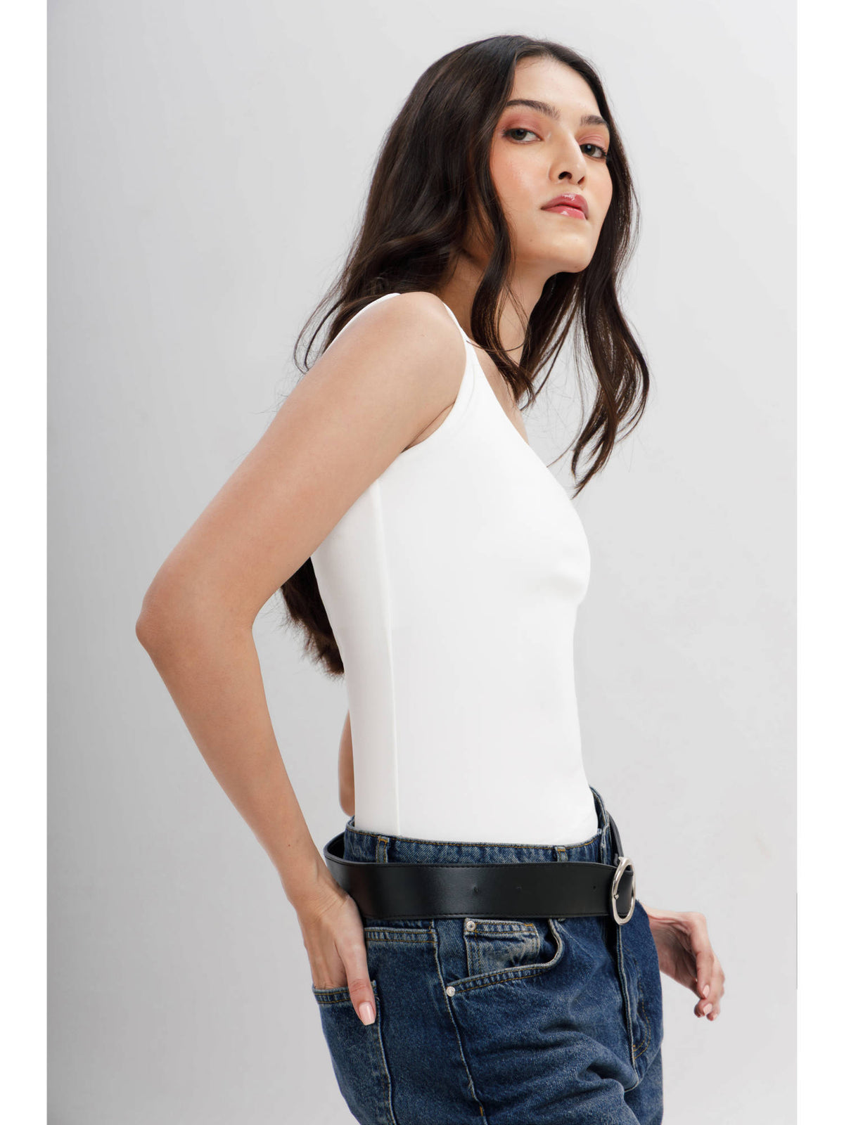 White Tank Top | TT98 - view 3