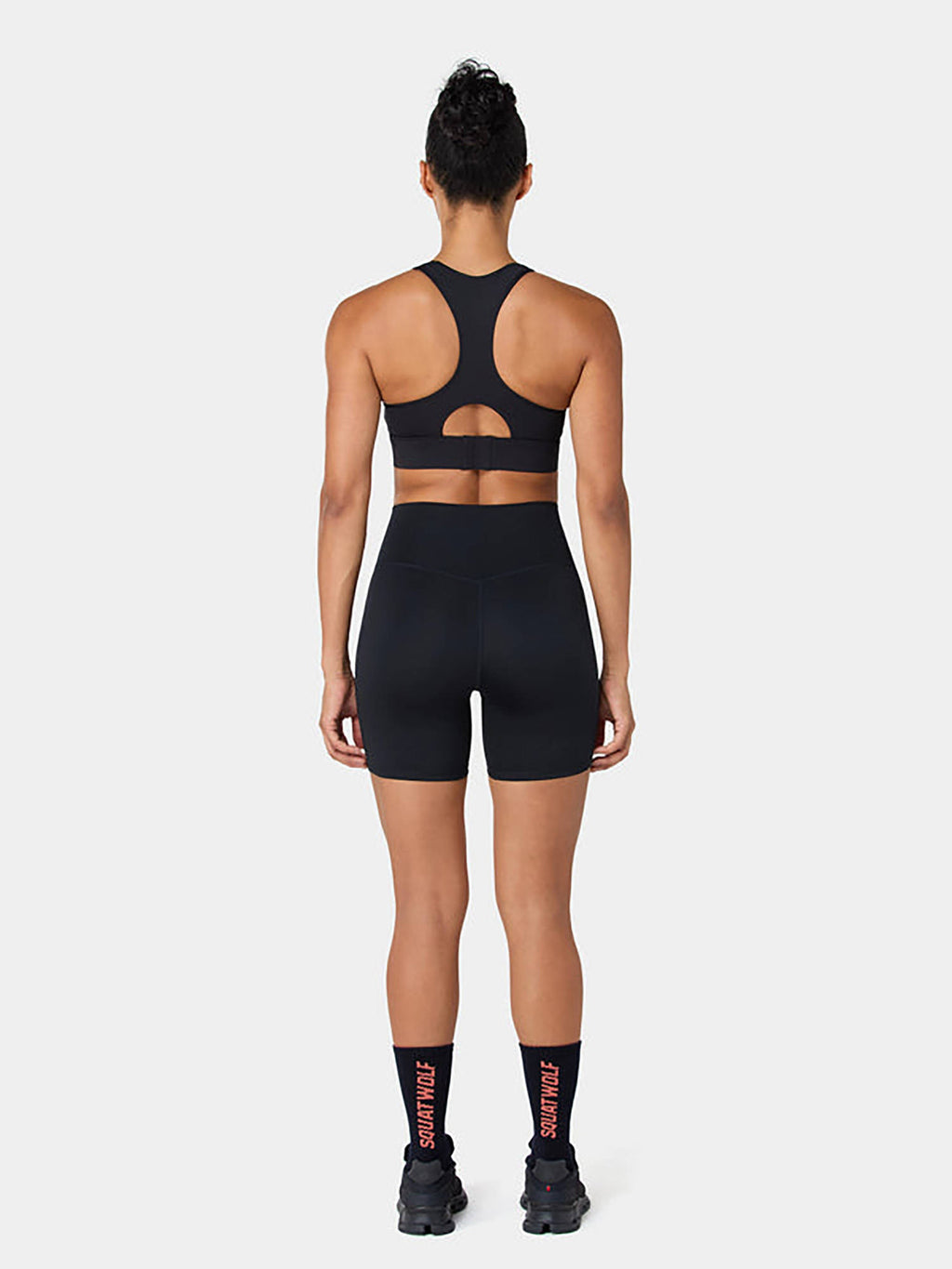 Black High Rise Shorts - view 5