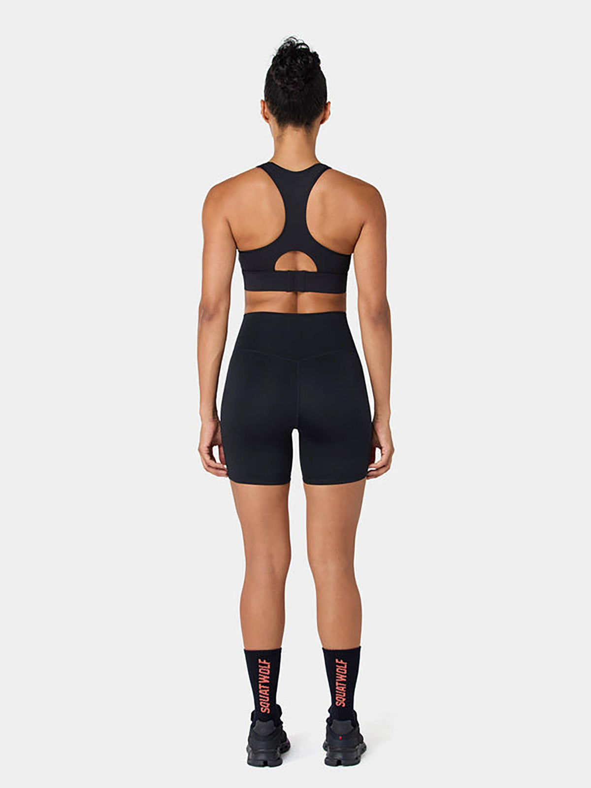 Black High Rise Shorts - view 5