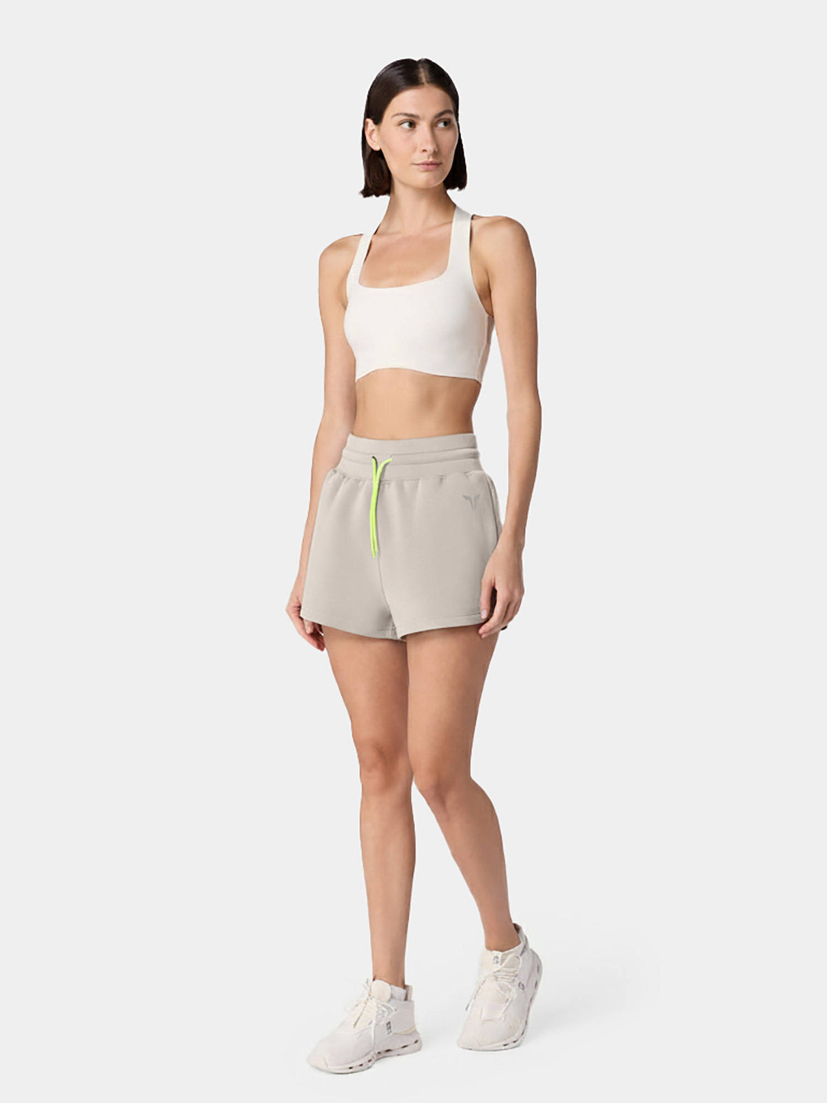 Cream Neotech Spacer Shorts - view 2