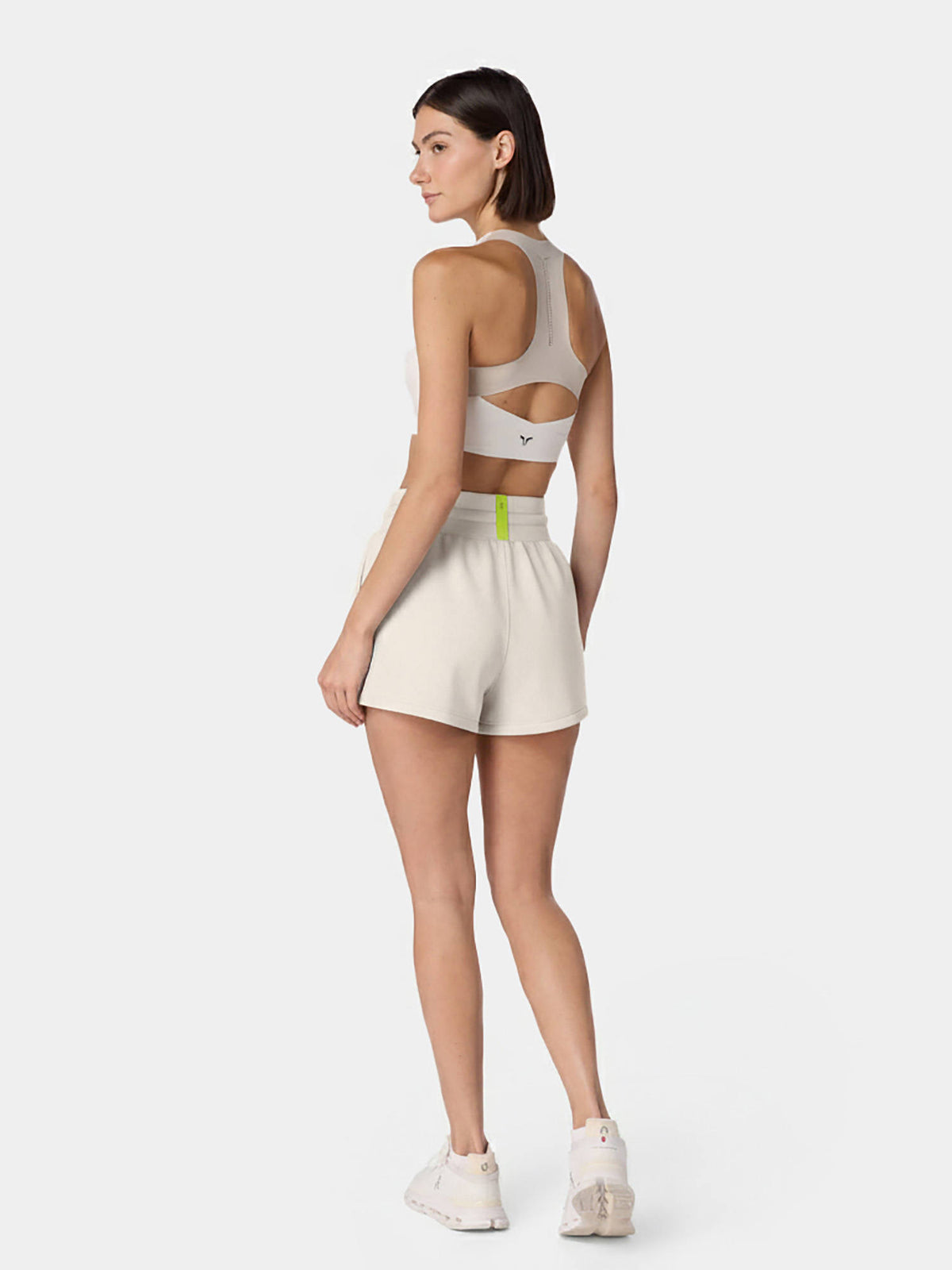 Cream Neotech Spacer Shorts - view 6